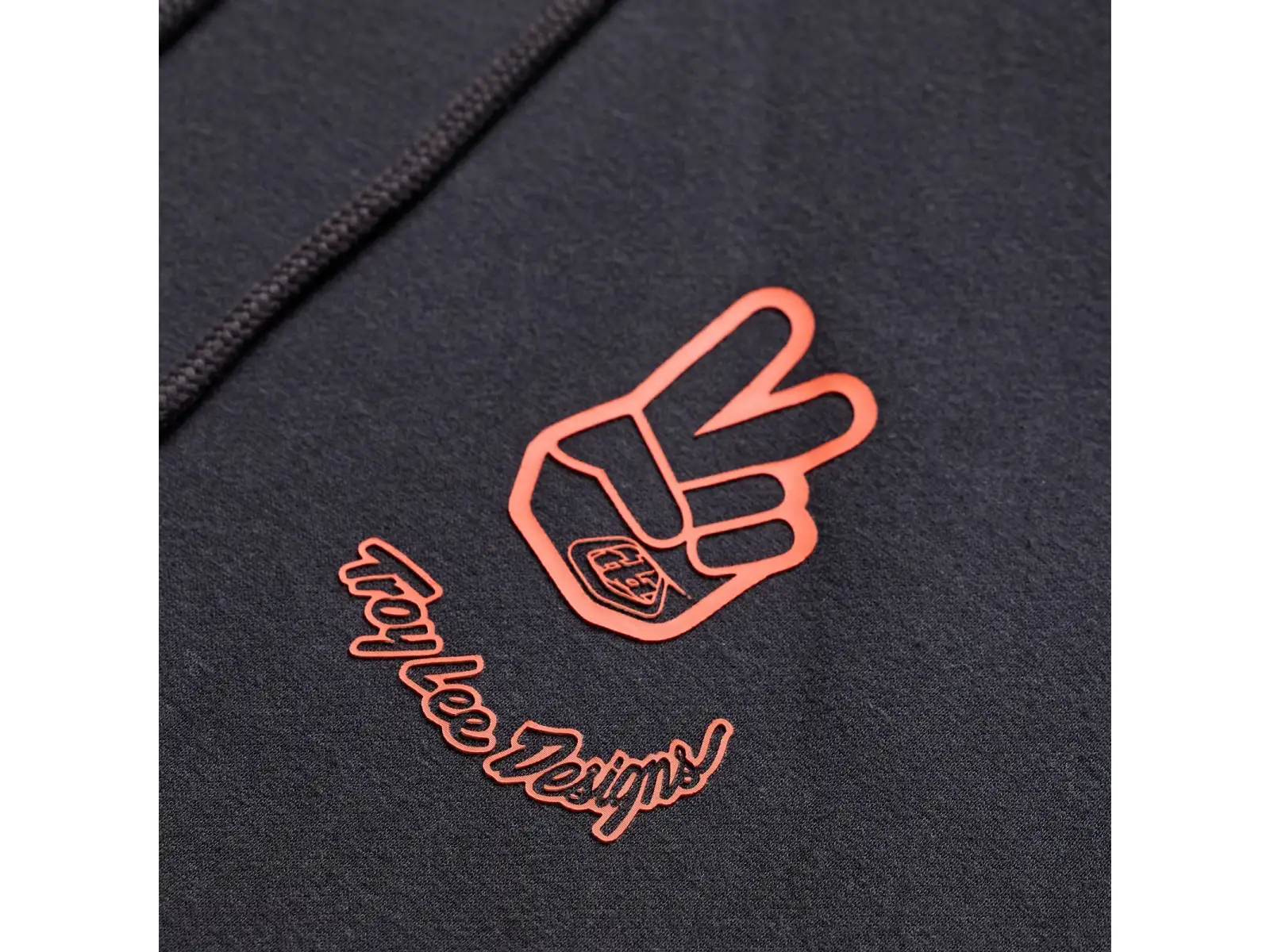 Troy Lee Designs Peace Out Herren-Kapuzenpullover Carbon/Black