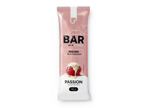 Passion Bar Himbeere und weiße Schokolade 55 g