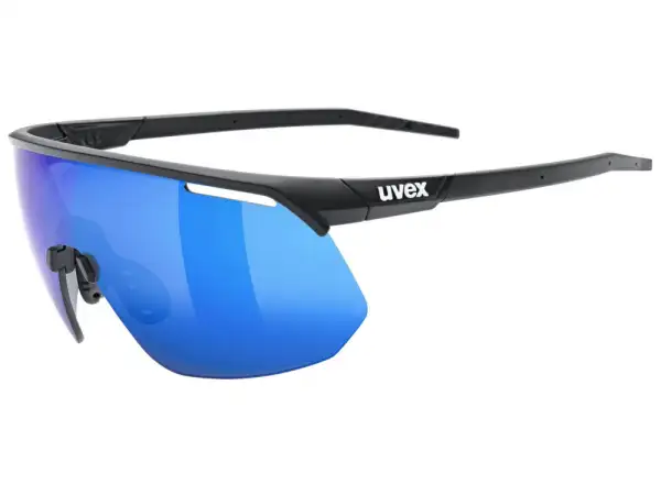 Die Uvex Pace One Brille Black Matt/Mirror Blue