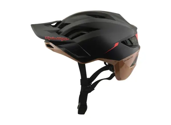 Troy Lee Designs Flowline SE MIPS Helm Stacks Charcoal/Sienna