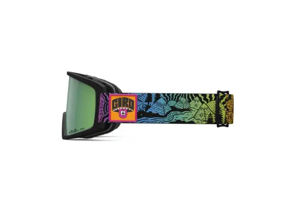 Giro Blok Herren-Skibrille Black Split Fountain Mountain/Vivid Emerald