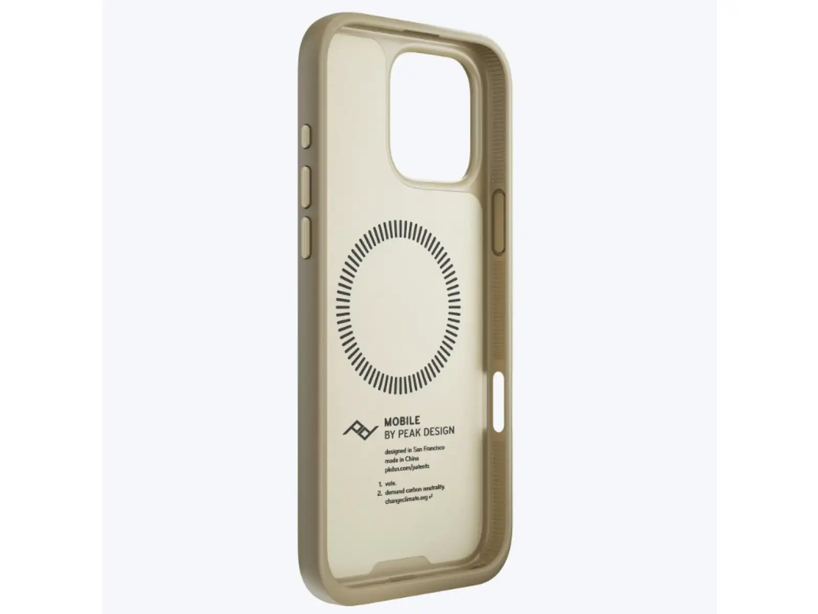 Peak Design Mobile Everyday Clarino Case für iPhone 16 Pro Max Handyhülle Bone