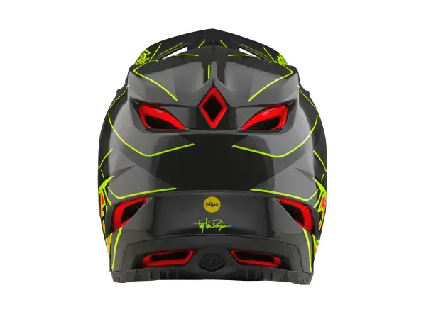 Troy Lee Designs D4 Composite Ghostwing Helm Grau