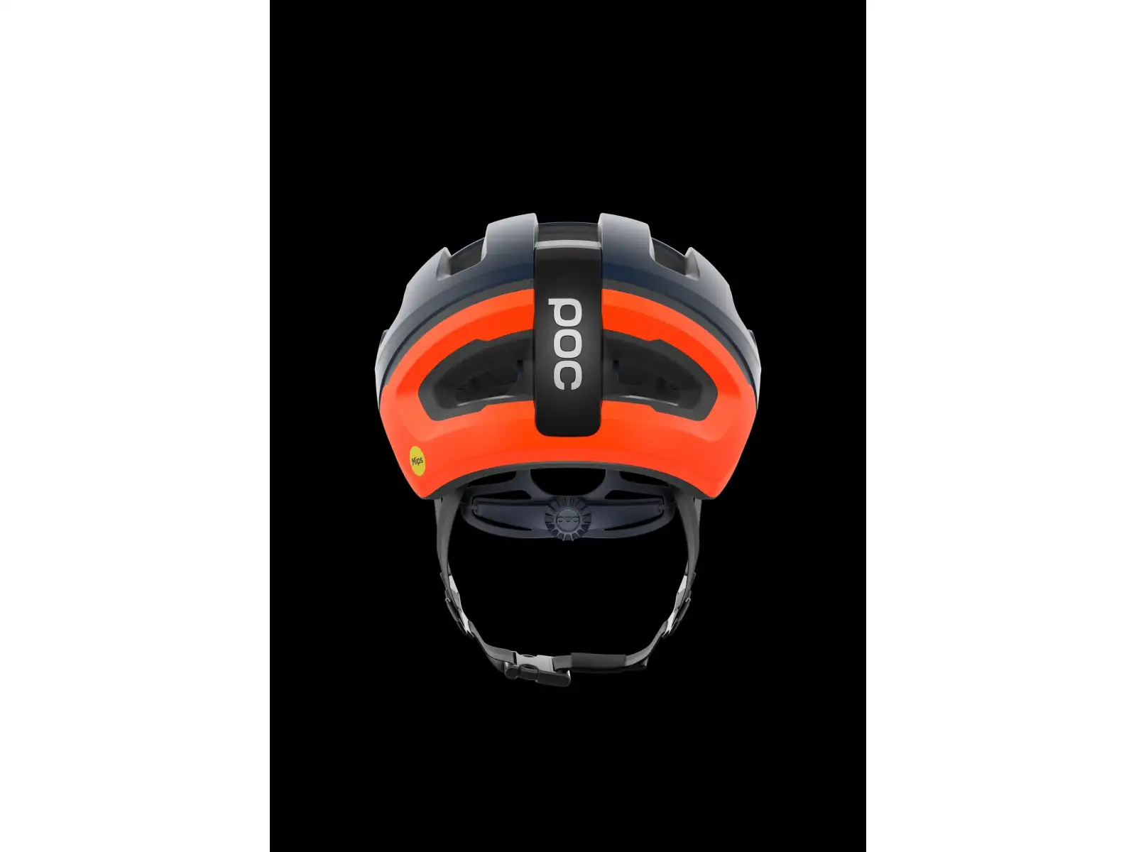 POC Omne Air MIPS Rennradhelm Apatite Navy Matt/Fluorescent Orange Matt