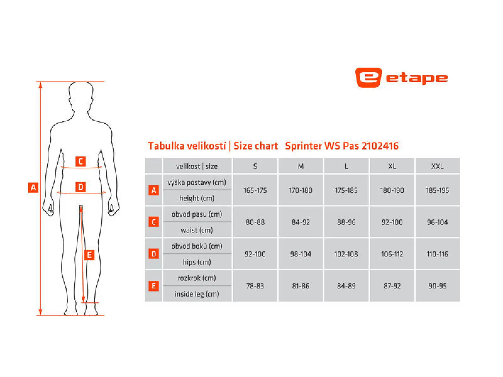 Etape Sprinter 2.0 WS Herrenhose schwarz/gelb fluo
