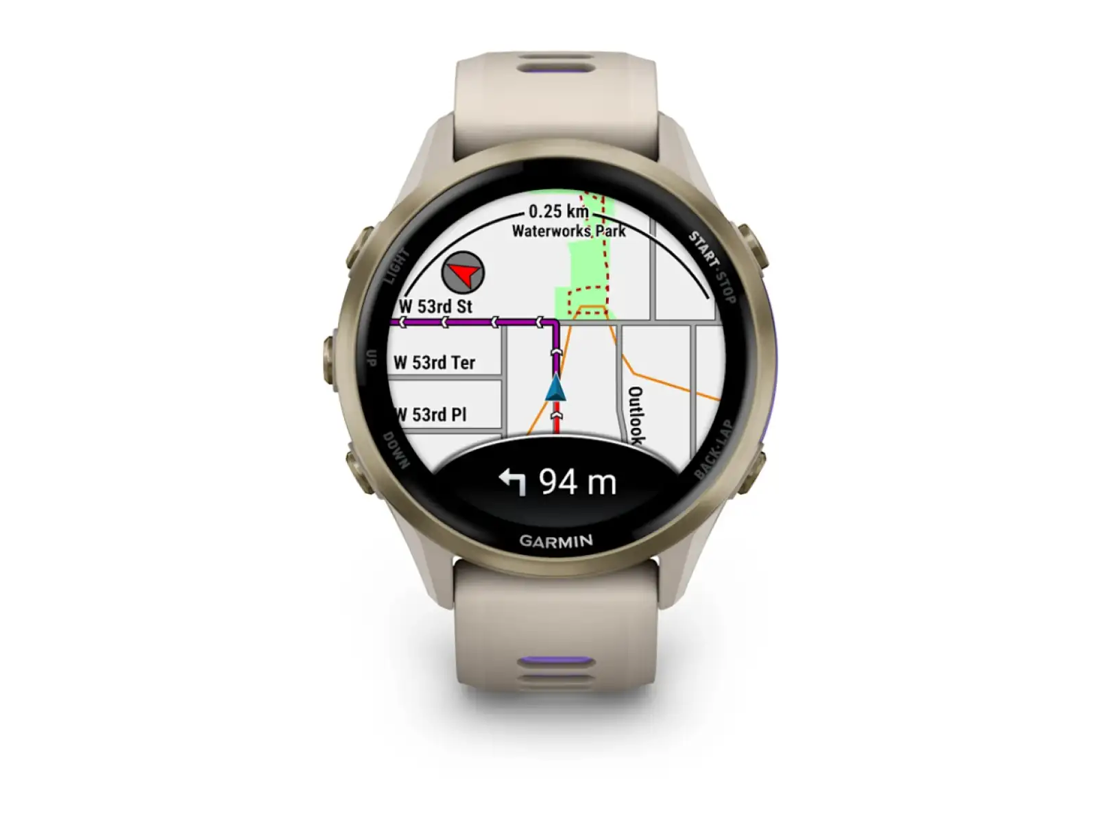 Garmin Smartwatch – Forerunner 970 French Grey/Indigo