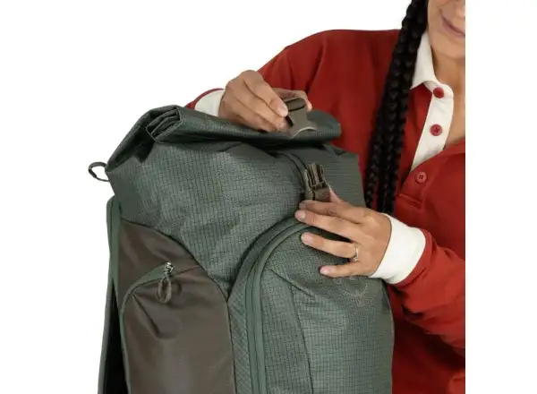 Osprey Transporter Roll Top Rucksack Raven Black