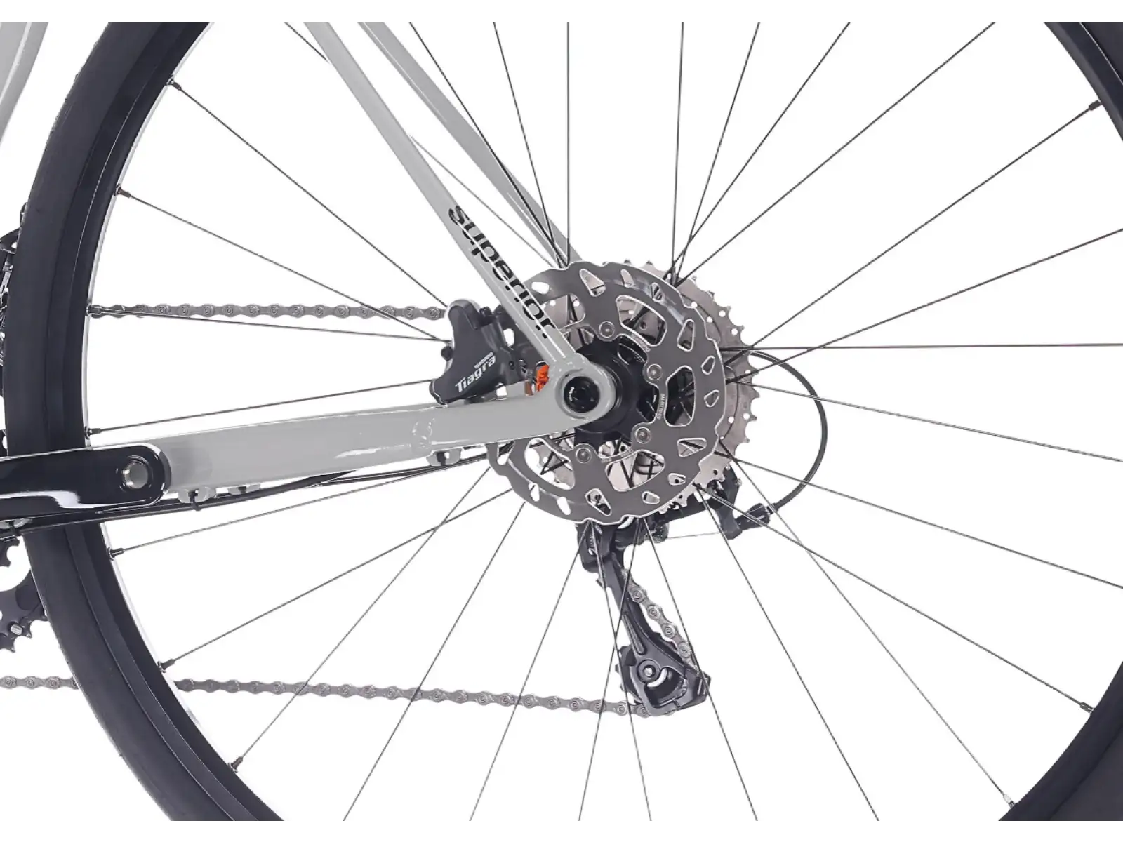 Superior X-Road 6.3 GF Rennrad gloss grey / black