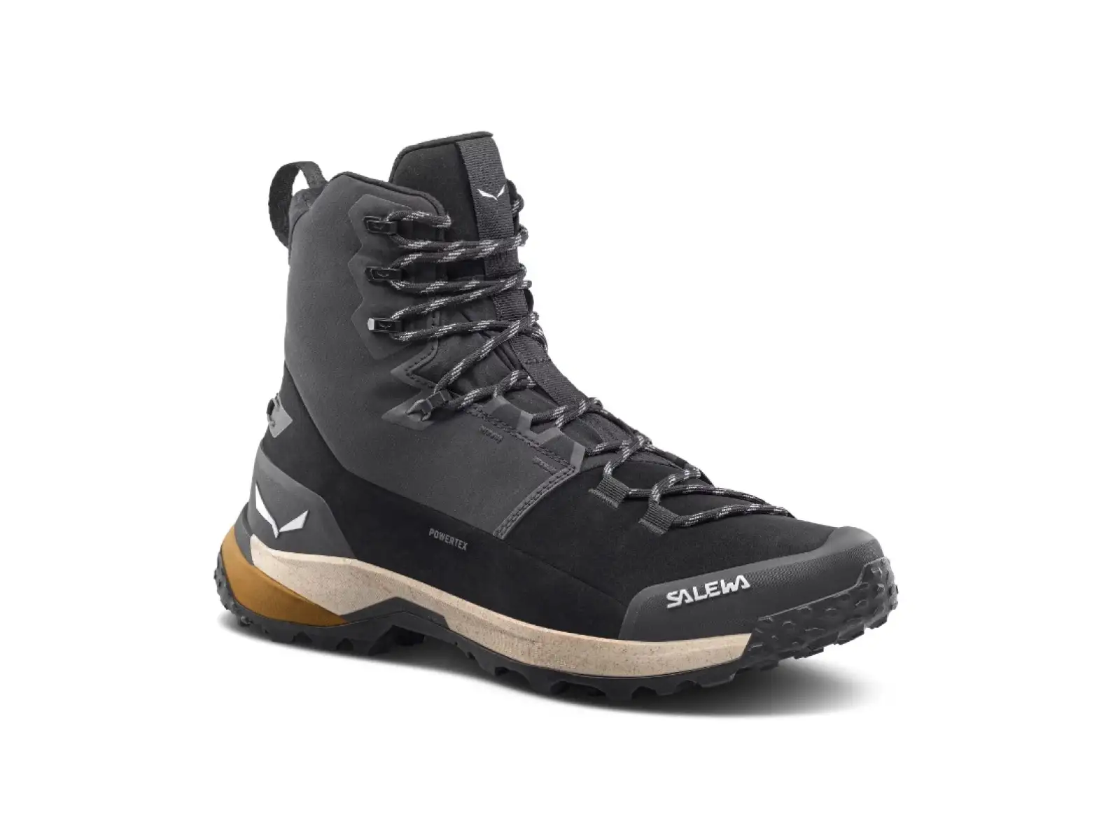 Salewa Puez Winter Mid PTX Herrenschuhe Schwarz / Schwarz