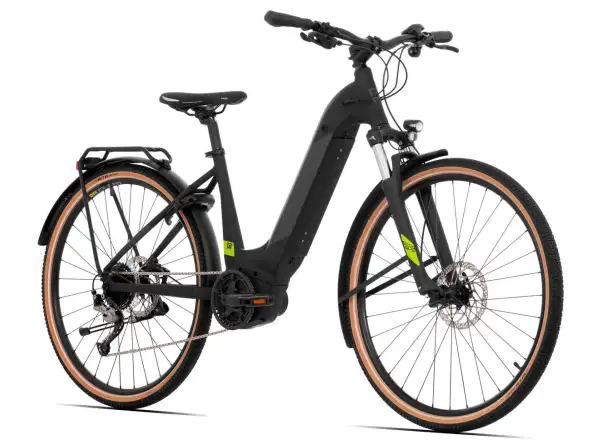Rock Machine Crossride e500 B Touring Trekking E-Bike Matt Schwarz/Grau