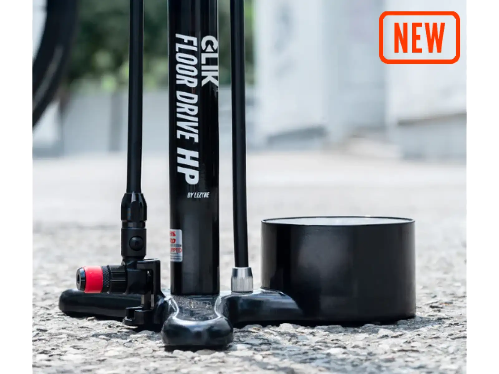 Lezyne CLIK® Floor Drive HP Pumpe schwarz