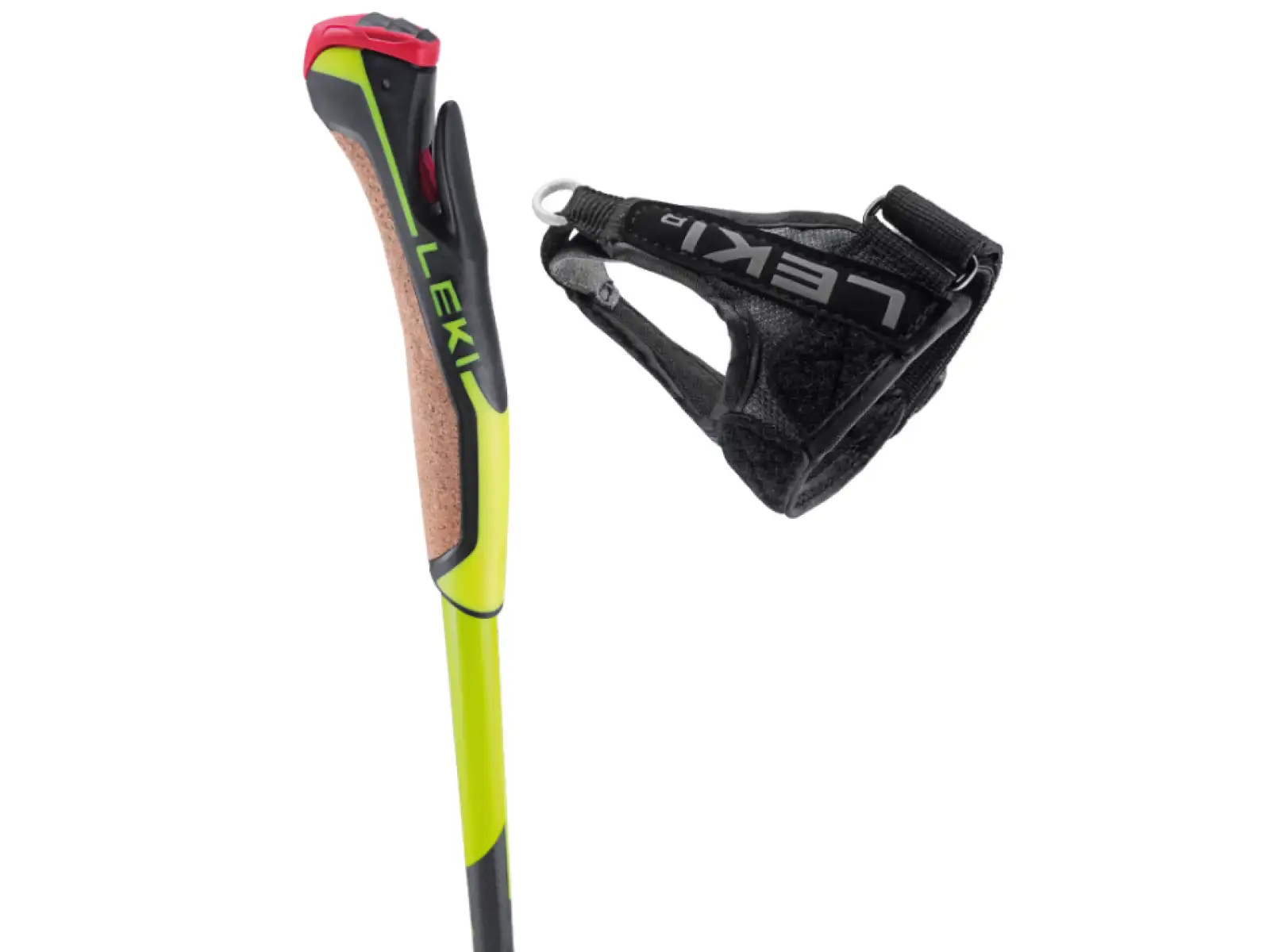 Leki PRC 650 Stöcke Skilanglauf Stöcke neon gelb/schwarz