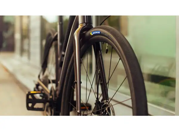 Michelin Power Adventure TS TLR Wettbewerbslinie 700x30C Schotterreifen Kevlar Schwarz