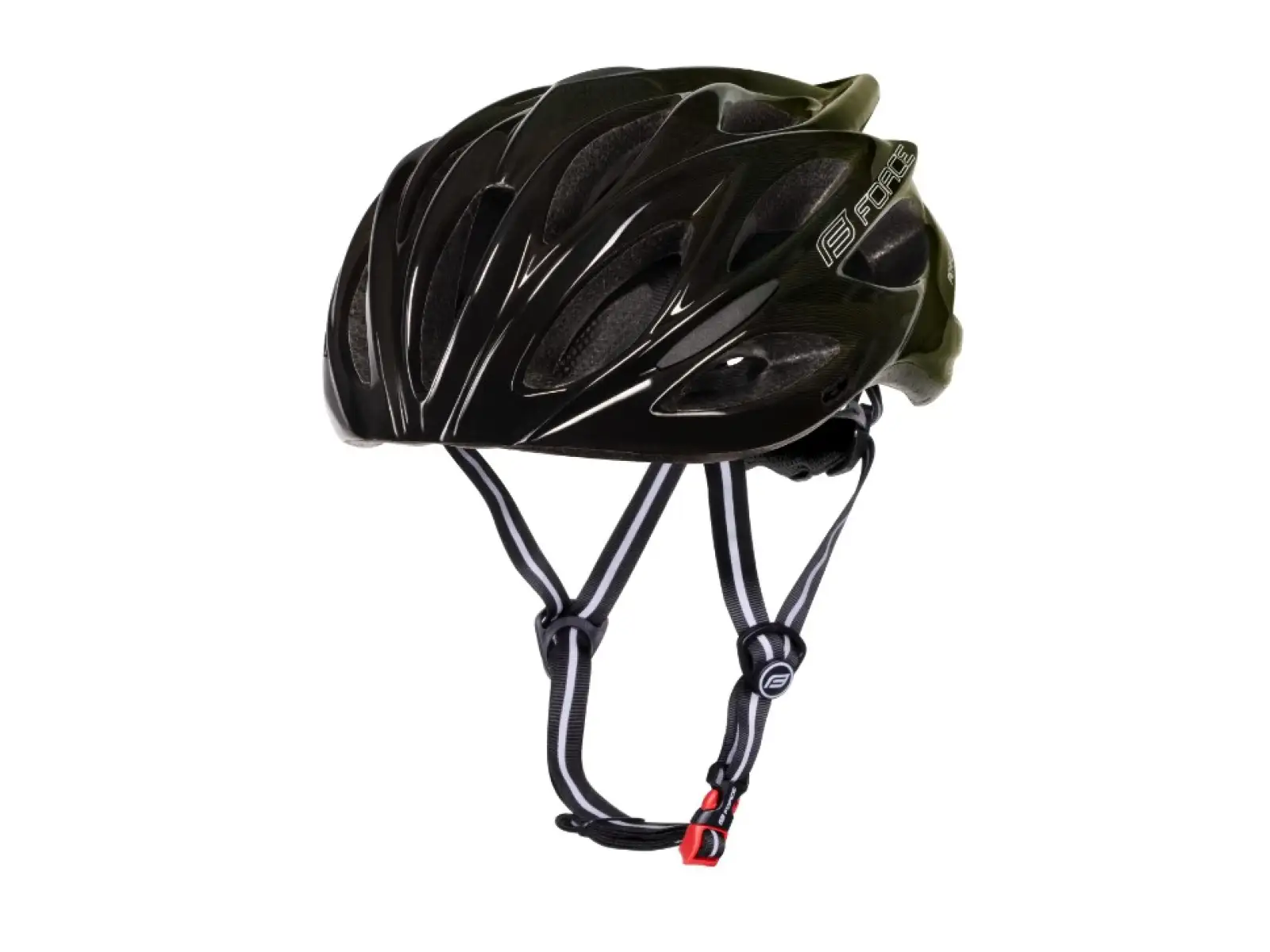 Force Bull Hue Fahrradhelm Schwarz/Armee Grün