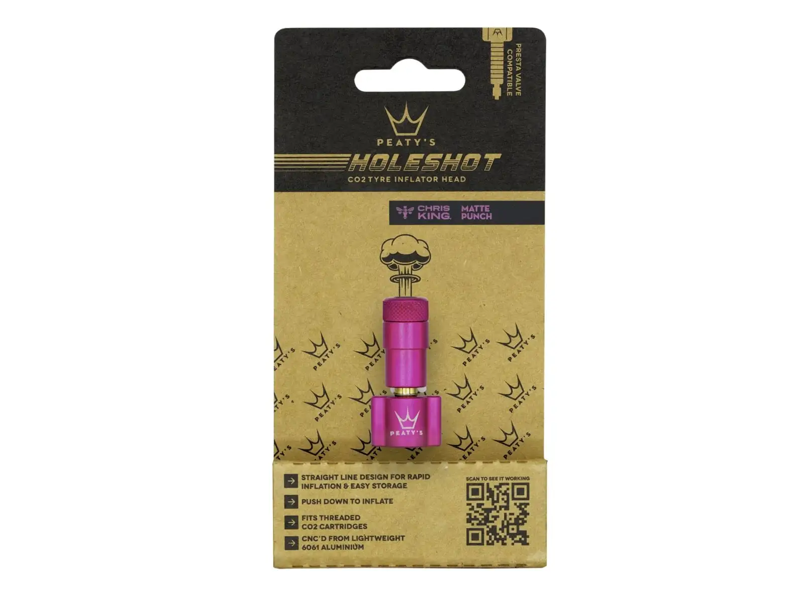 Peatys Holeshot CO2-Pumpenkopf Punch