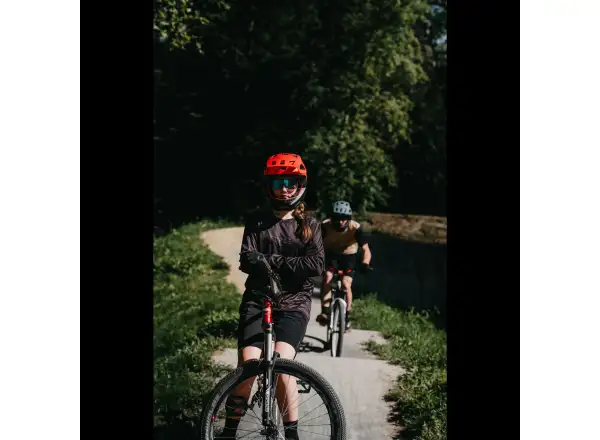 Force MTB Rules Herren Trikot langer Ärmel schwarz/grau