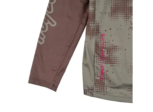 Troy Lee Designs Skyline Chill Herren Longsleeve Shirt Scattered Olive