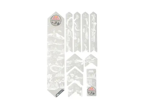 AMS Frame Guard Extra Rahmen-Schutzaufkleber RedBull/Hardline/White
