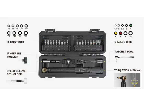 Topeak Torq Stick Pro 4-20 Nm Drehmomentschlüssel