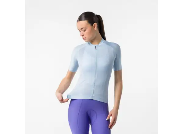 Castelli Espresso 2 W Damentrikot Kurzarm Winter Sky