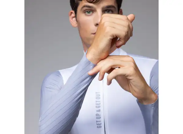 Alé PR-E Follow Me Herren isoliertes Trikot langer Ärmel White