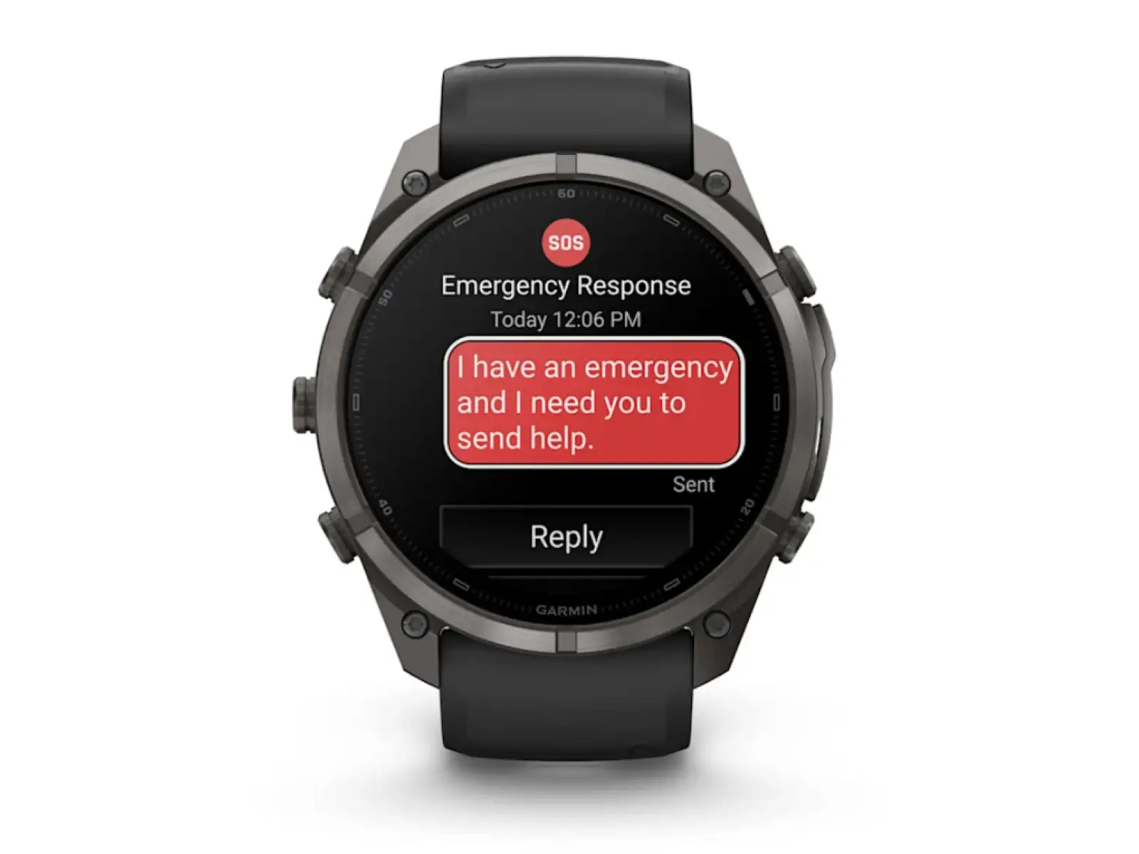Garmin Fénix 9 Pro inReach 51 mm Smartwatch Carbon gray DLC Titanium Black/Pebble gray