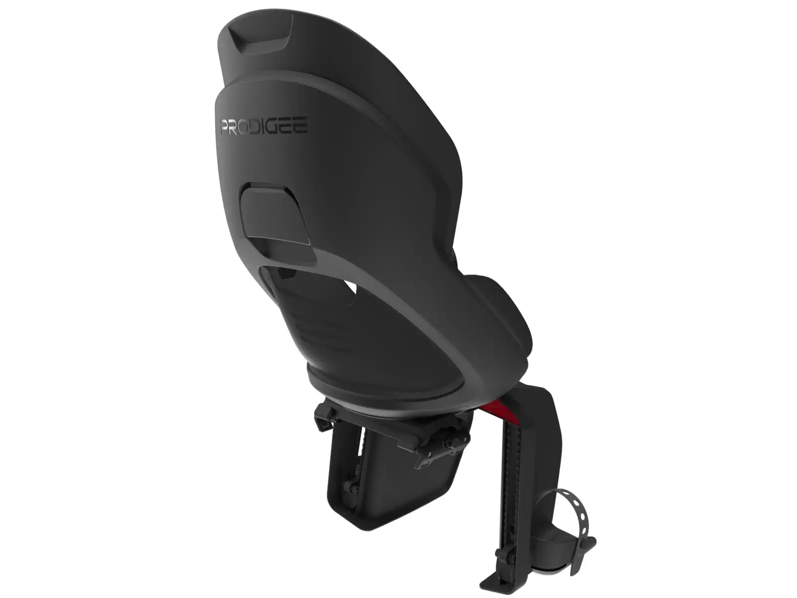 Prodigee Icon Kindersitz hinten am Gepäckträger Schwarz