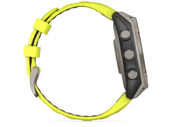 Garmin fenix 8 - 47 mm Solar Sapphire Smartwatch Titanium Yellow/Graphite