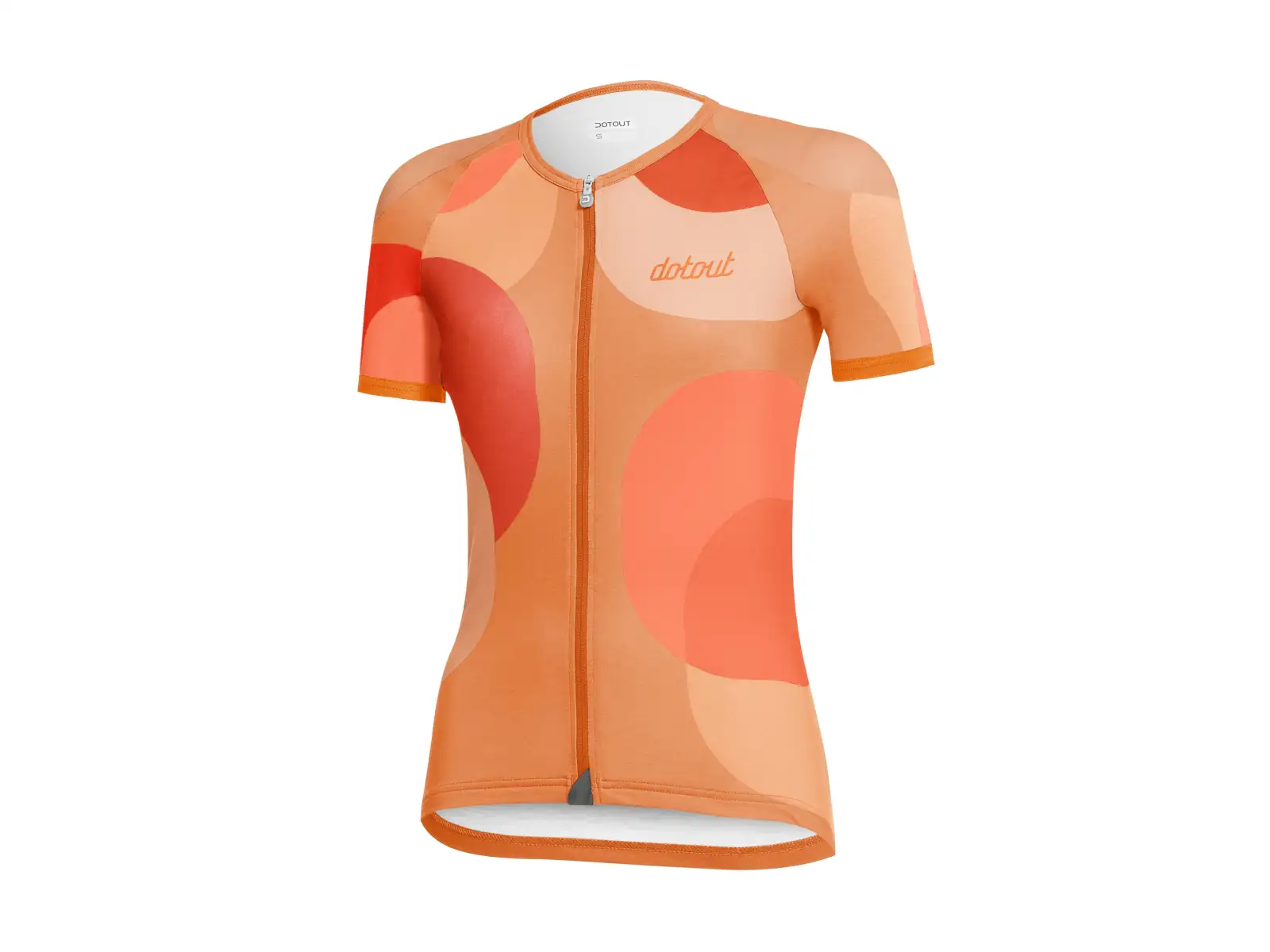 Dotout Camou Damen-Trikot mit kurzen Ärmeln, Hellorange