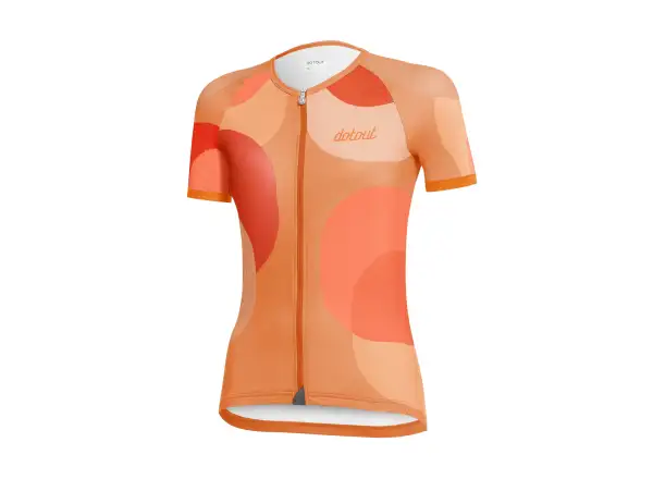 Dotout Camou Damen-Trikot mit kurzen Ärmeln, Hellorange