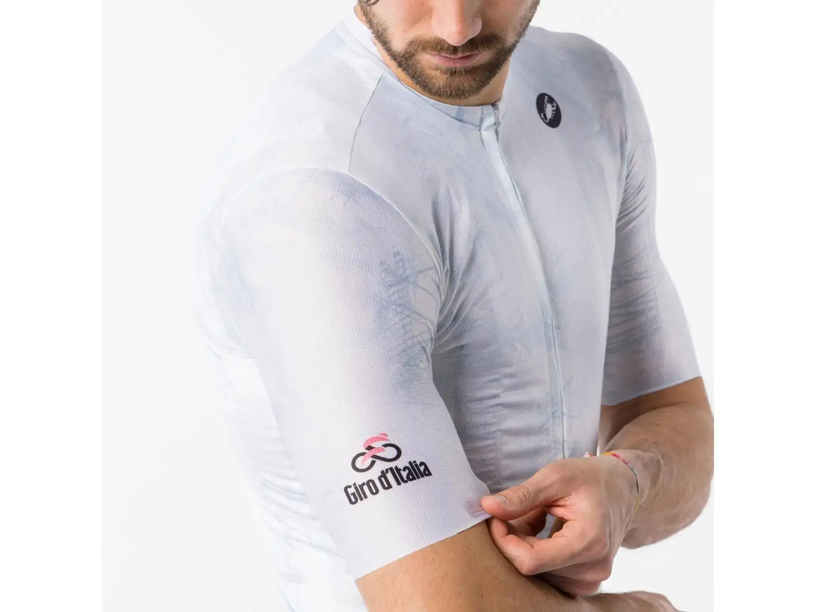 Castelli Giro 109 Trofeo Herren-Trikot Kurzarm Ivory