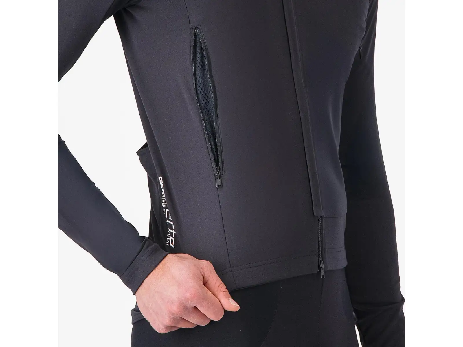 Castelli Perfetto RoS 3 Jacke Herrenjacke Light Black/Silver Reflex