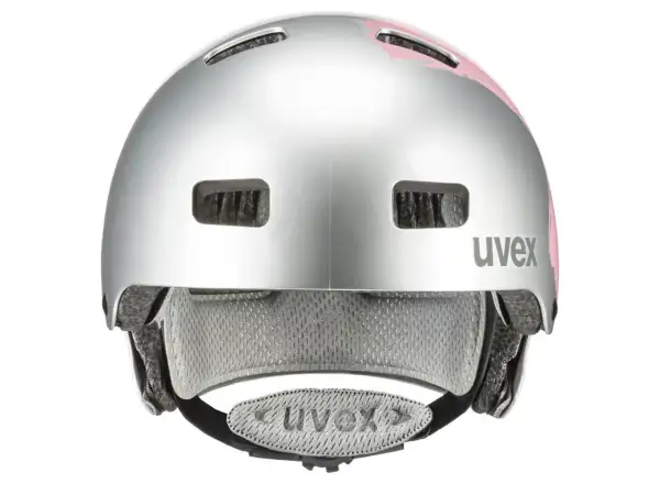 Fahrradhelm Uvex Kid 3 Silber/Rosé