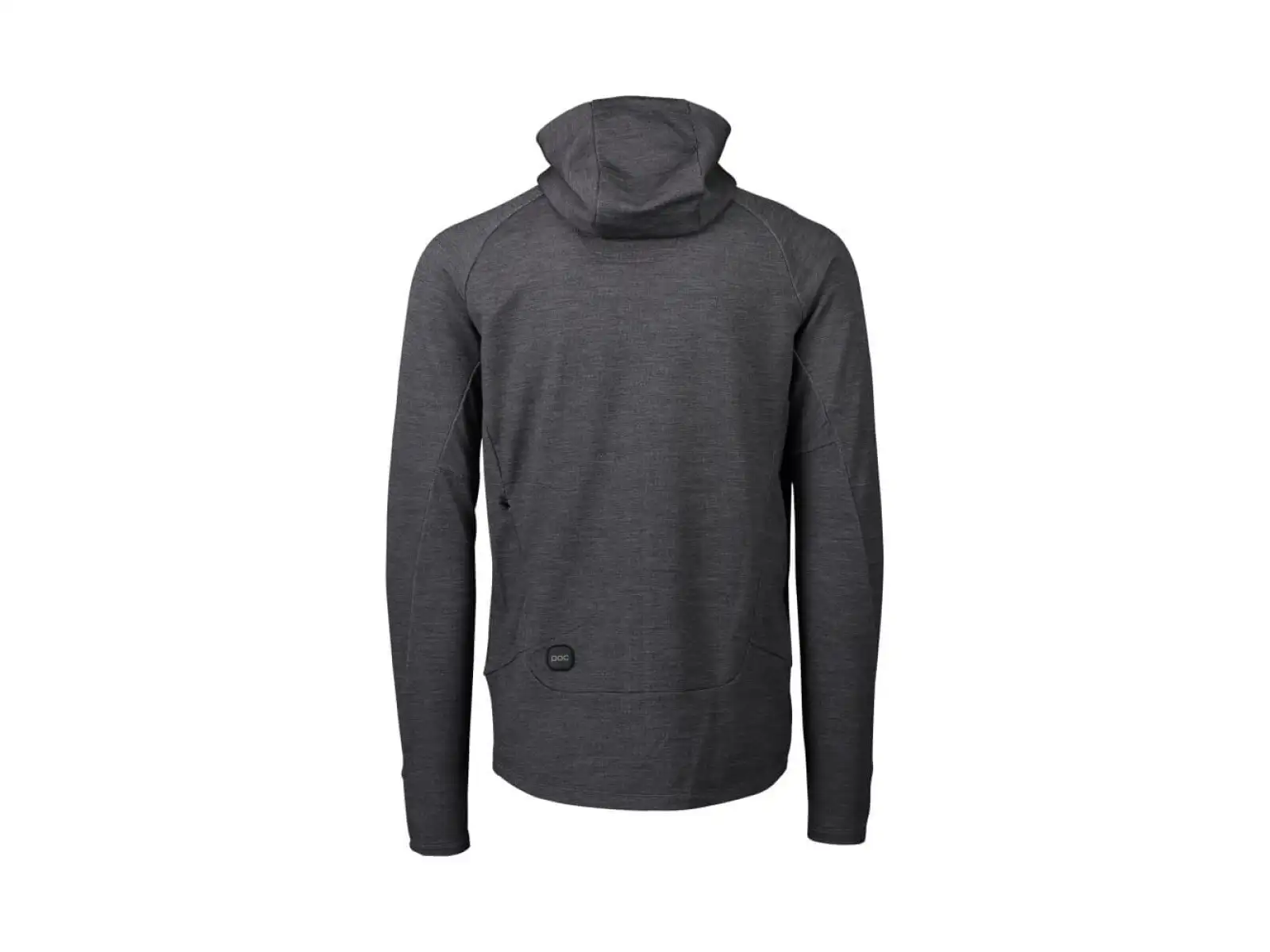 POC Merino Zip Hood Herren-Hoodie Sylvanite Grey Melange