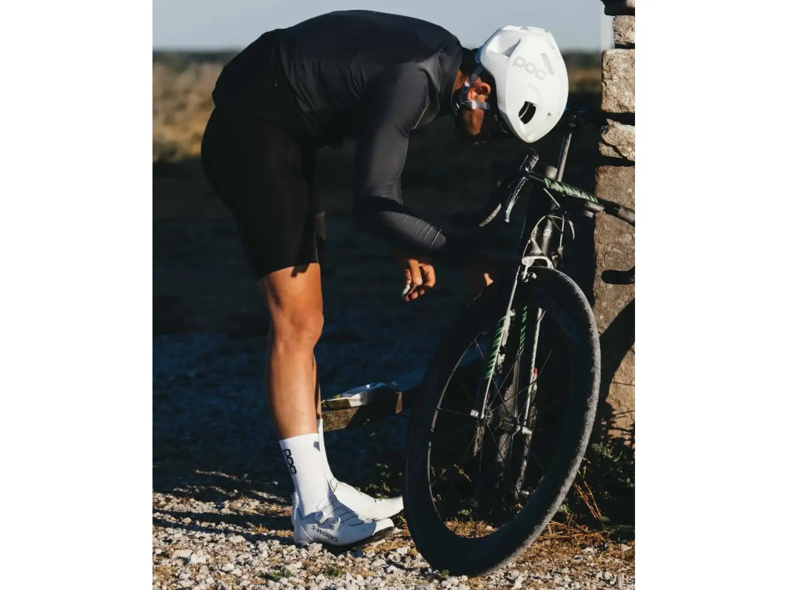 POC Essential Road Socken Uranium Black
