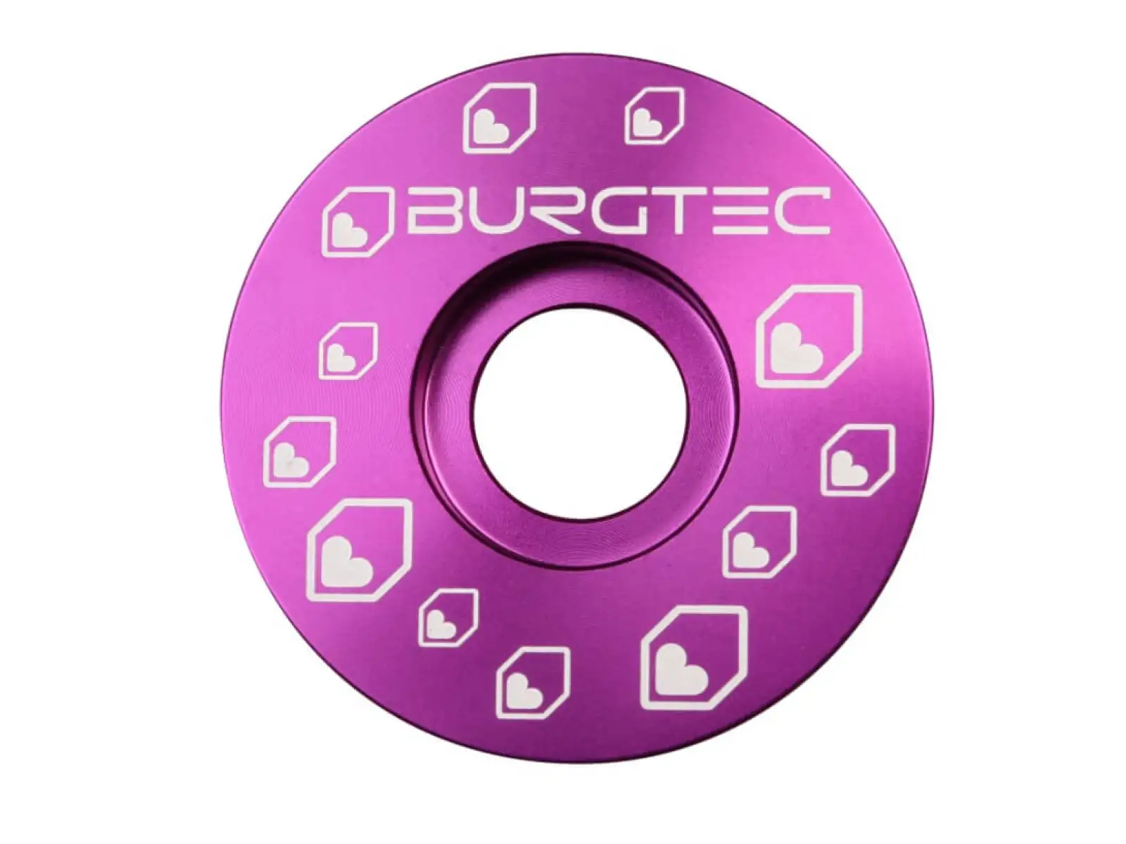 Burgtec Top Cap Stecker in Lila für den Vorbau