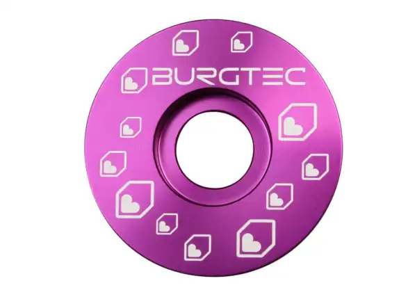 Burgtec Top Cap Stecker in Lila für den Vorbau
