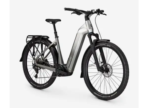 Focus AVENTURA2 6.7 Wave 29" 600Wh Tiefeinsteiger E-Bike Nepalsilver / Steelgrey