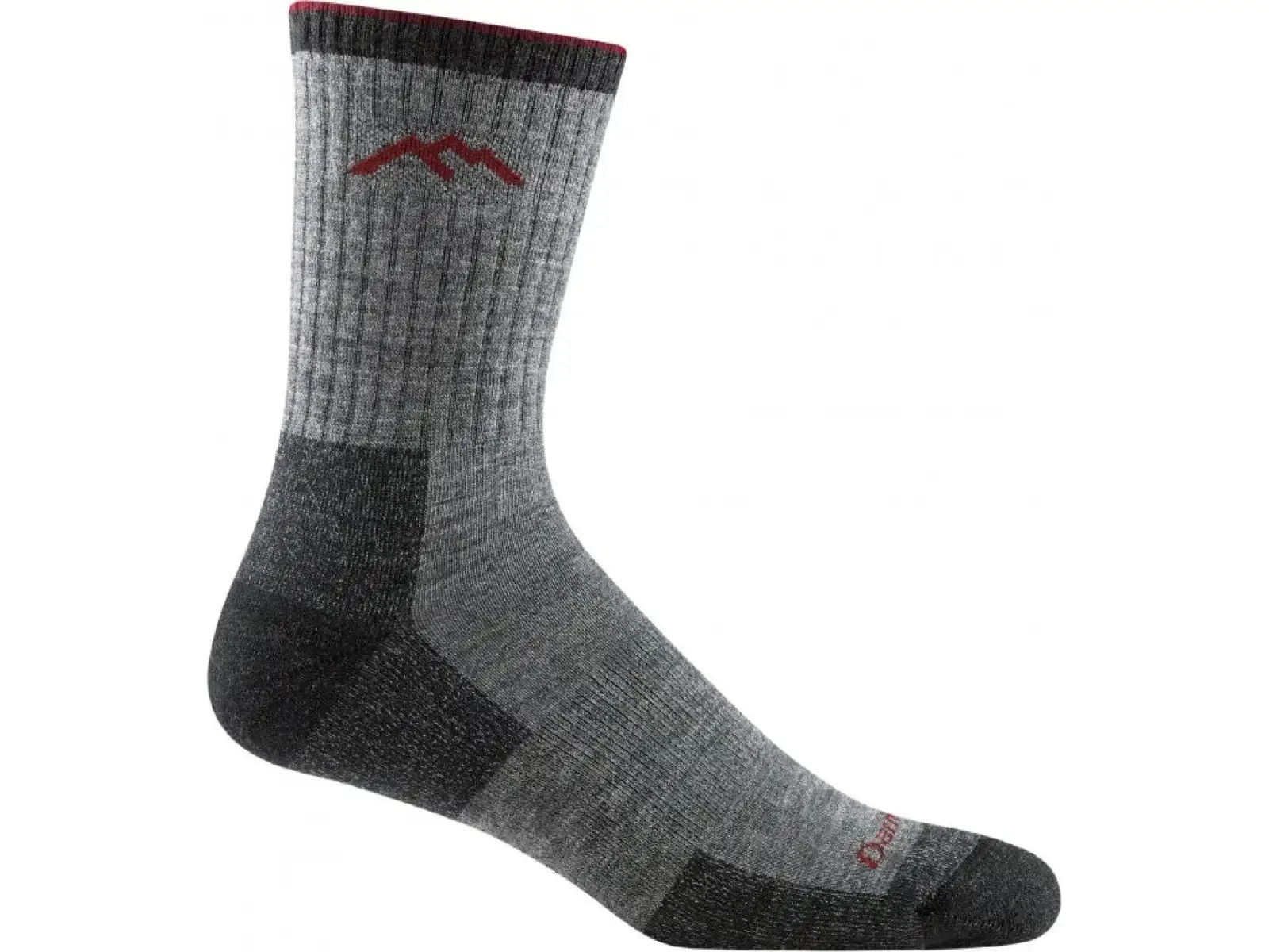 Darn Tough Hiker Micro Crew Midweight with Cushion Herren Socken Charcoal