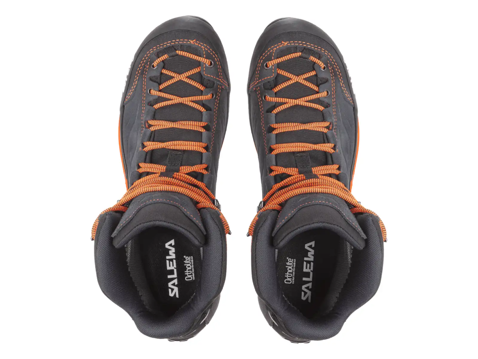 Salewa Mountain Trainer Herrenschuhe asphalt/fluo orange