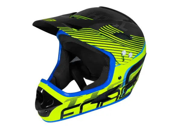 Force Tiger Downhill Helm Schwarz/Fluo