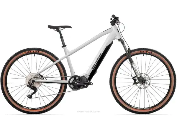 Rock Machine Torrent E90-29 Mountain E-Bike Gloss Weiß/Schwarz/Silber