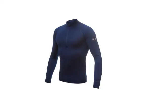 Sensor Merino Active Herren Langarmshirt Deep Blue