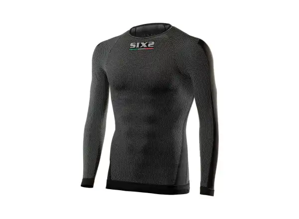 SIXS TS2 Funktions-Schutzshirt mit langen Ärmeln in Schwarz - VERPACKUNG GEÖFFNET