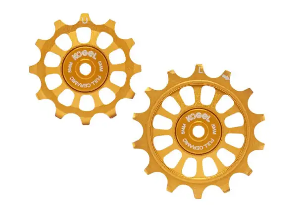 Kogel Straßenrillen Vollkeramik für Shimano 12/14 Z. Vollkeramik Gold