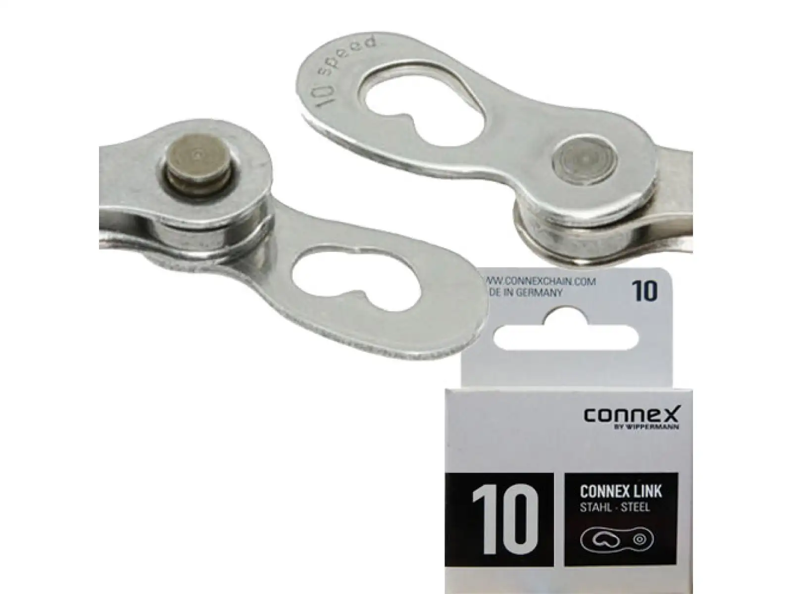 Connex 10-Gang-Kettenverschluss Silber