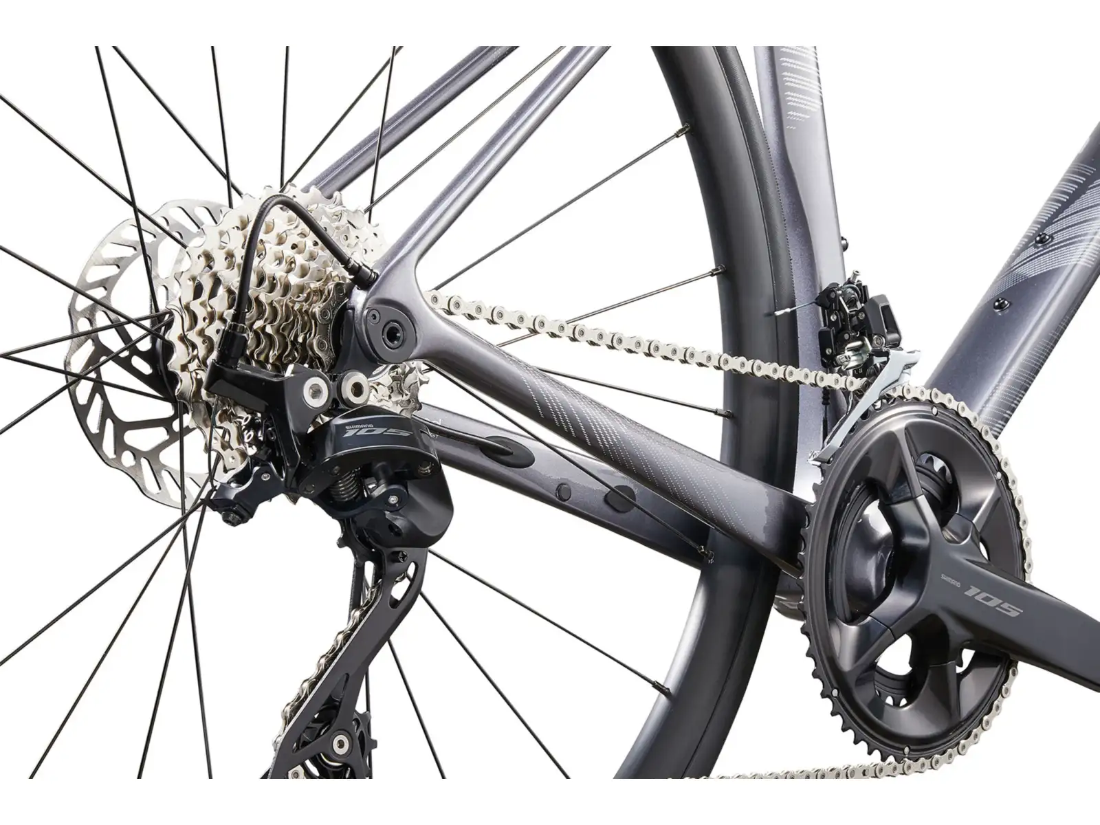 Liv Langma Advanced 2 Disc Rennrad Liquid Metal