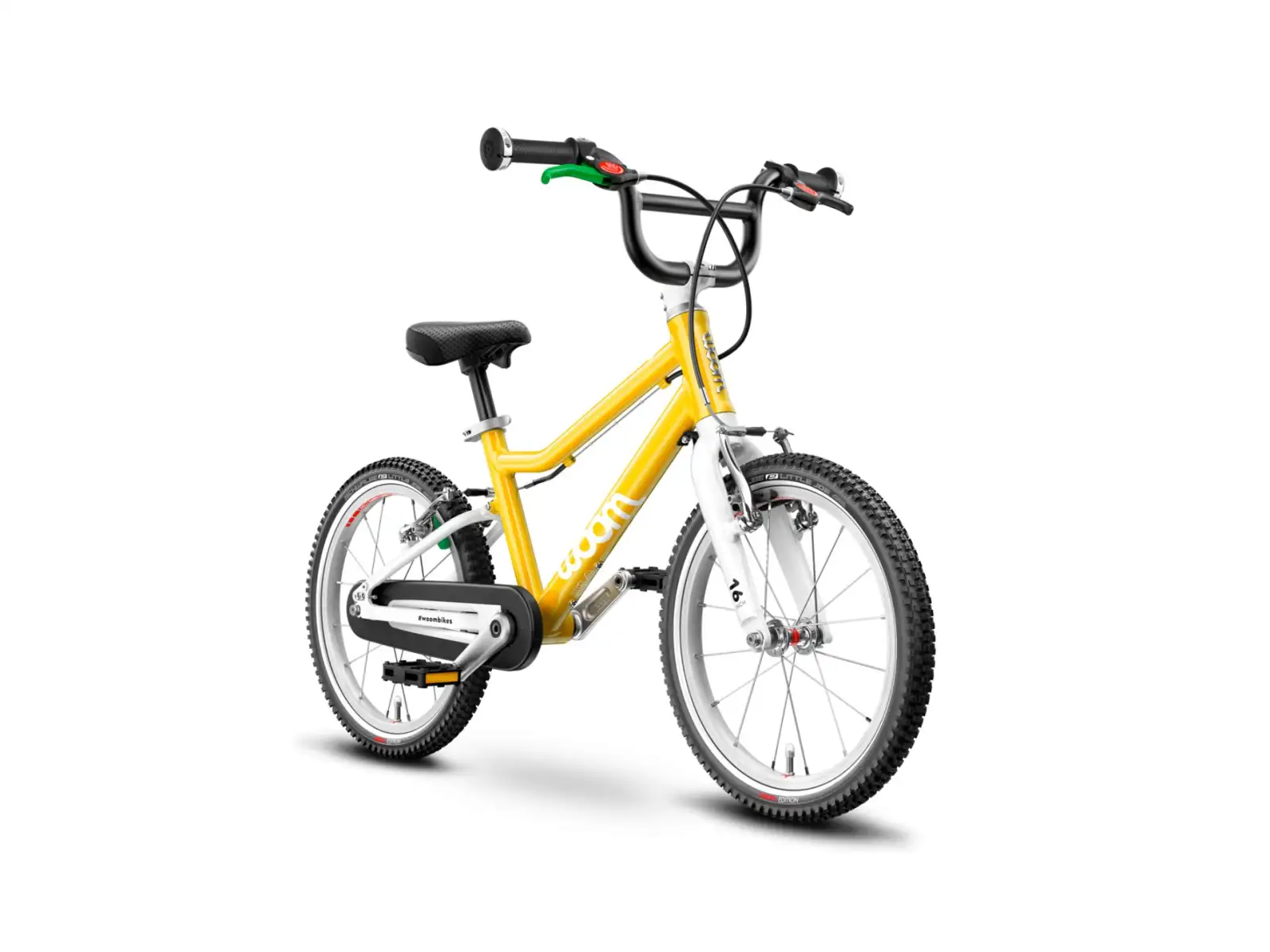 Woom 3 Gelbes 16 Zoll Kinderfahrrad