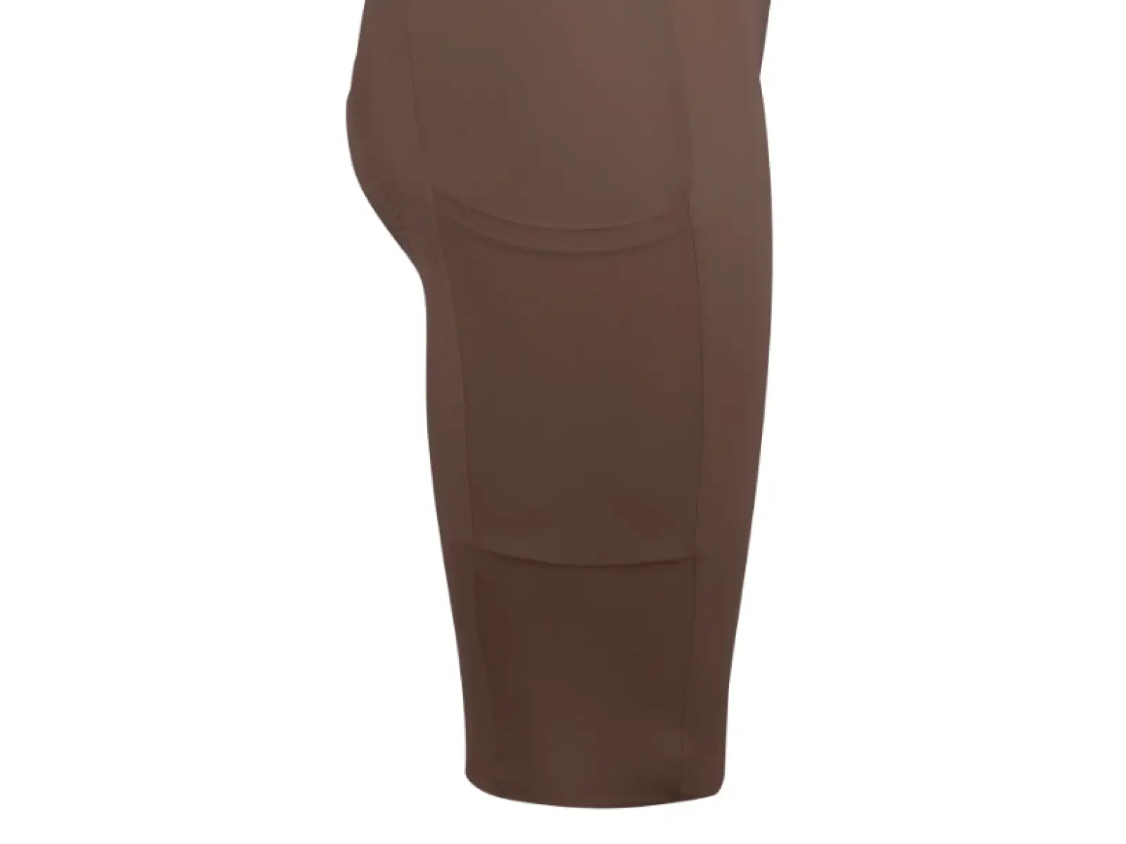 Force Mono Lady Damen Radhose mit Polster und Trägern braun