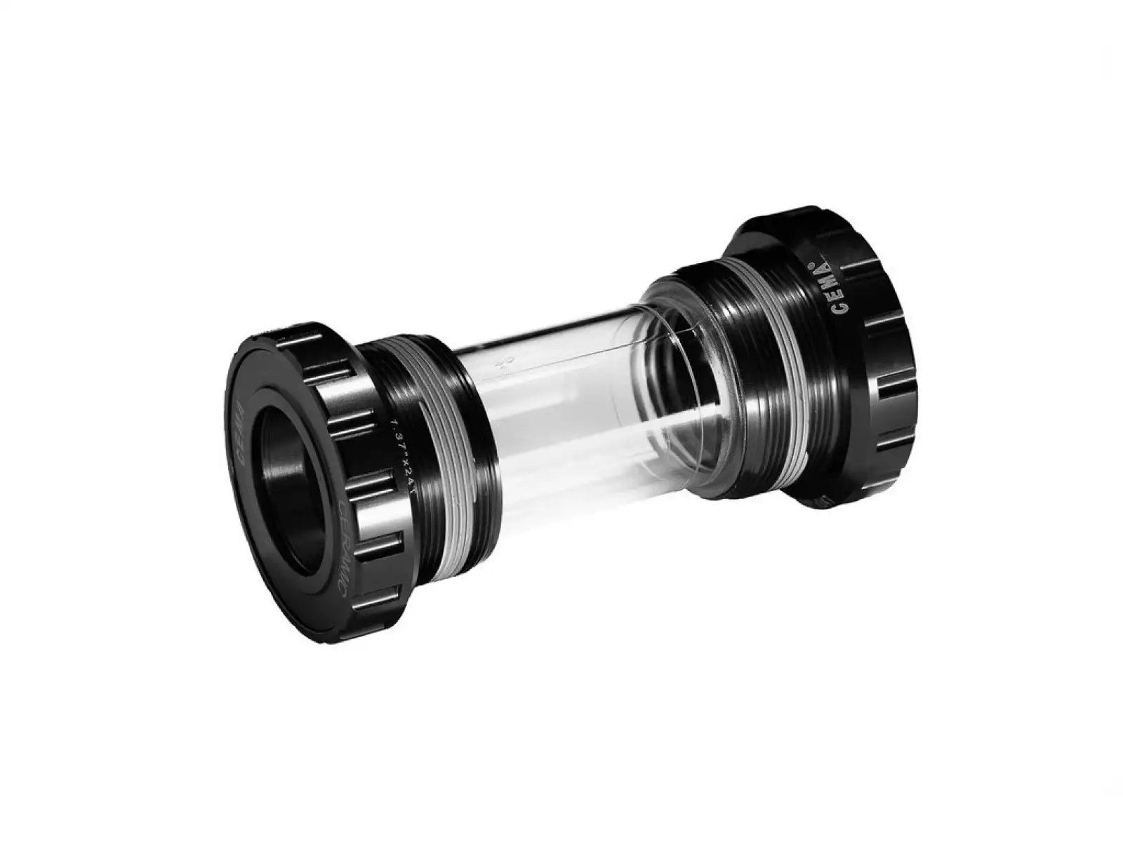 Cema Shimano Hollowtech II Tretlager Steel Schwarz